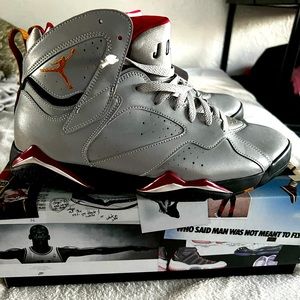Air Jordan 7’s Sz13 Silver